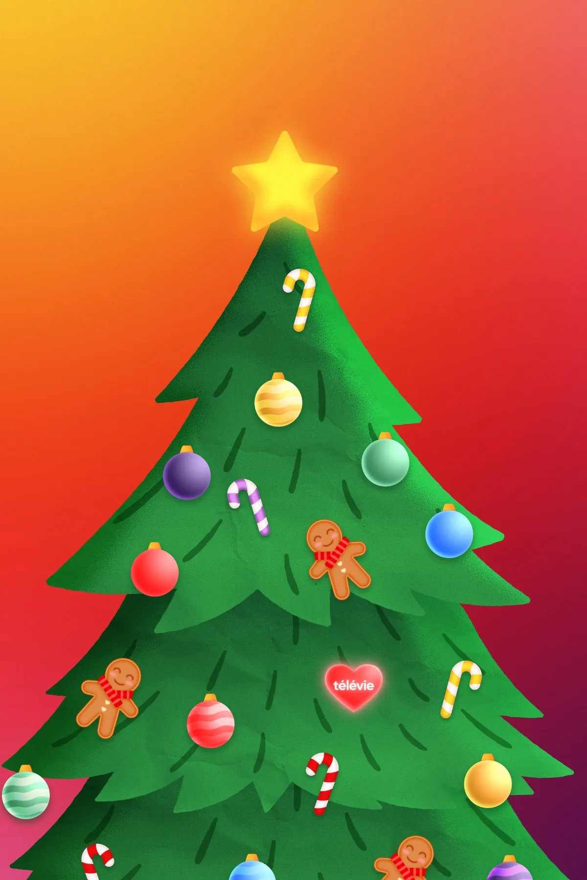 Affiche de L'action Sapin de Noël