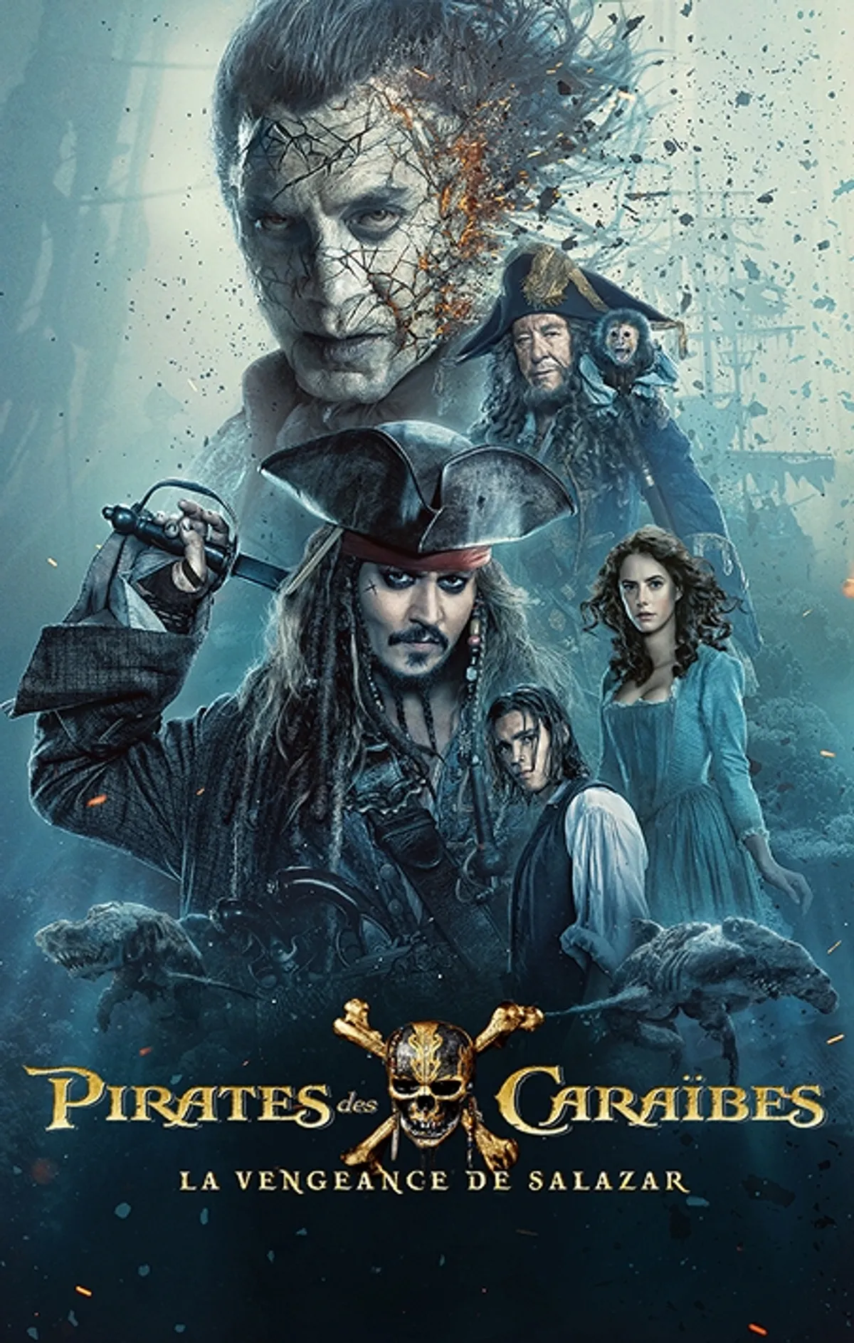 Affiche de Pirates des Caraïbes  5: la vengeance de Salazar