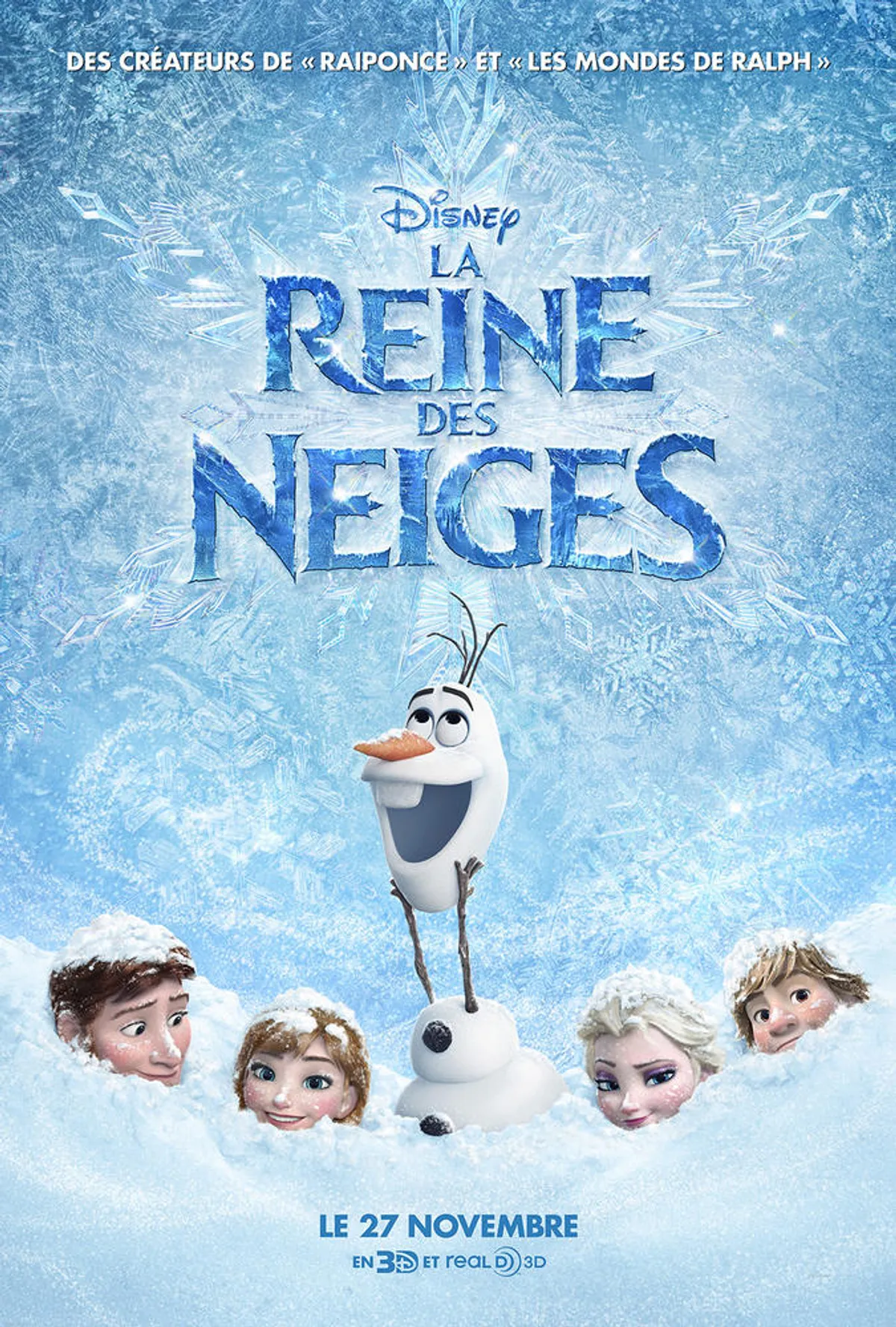 Affiche de La Reine des Neiges