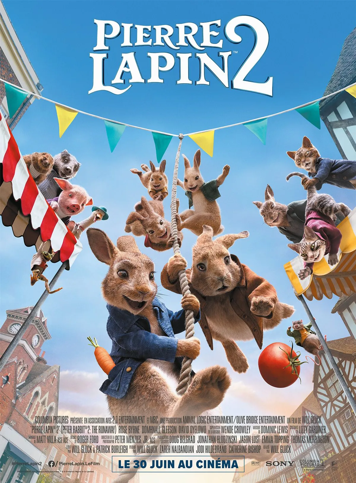 Affiche de Pierre Lapin 2 : Panique en Ville