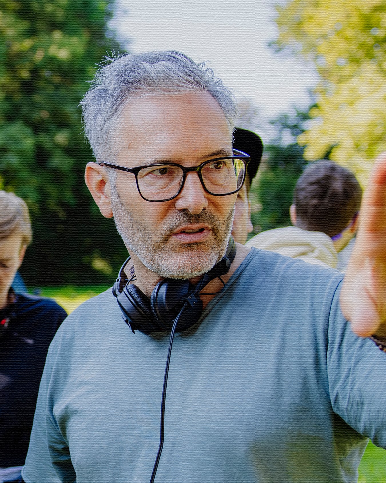 Candidat photo dans un cadre médiéval