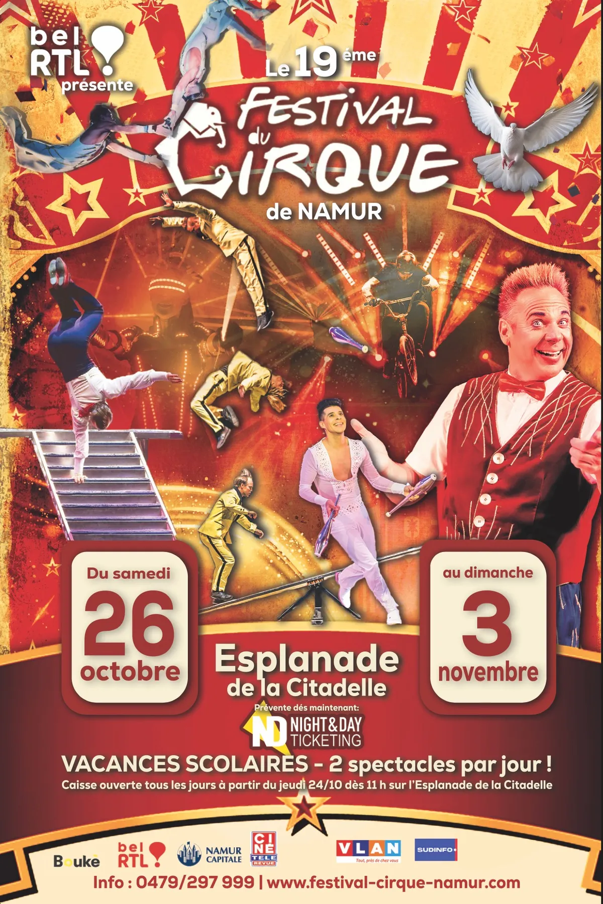 Affiche de Festival du Cirque de Namur