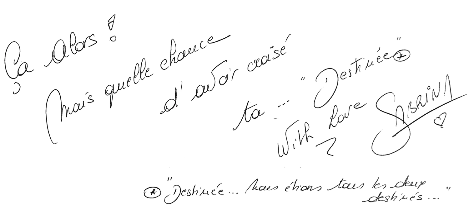 signature de sabrina