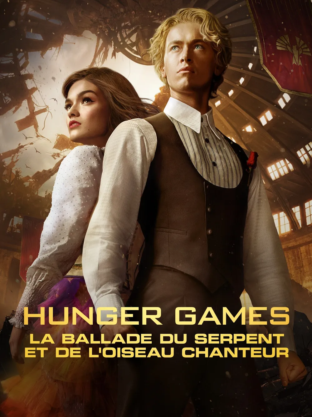 Affiche de Hunger Games : la ballade du serpent et de l’oiseau chanteur